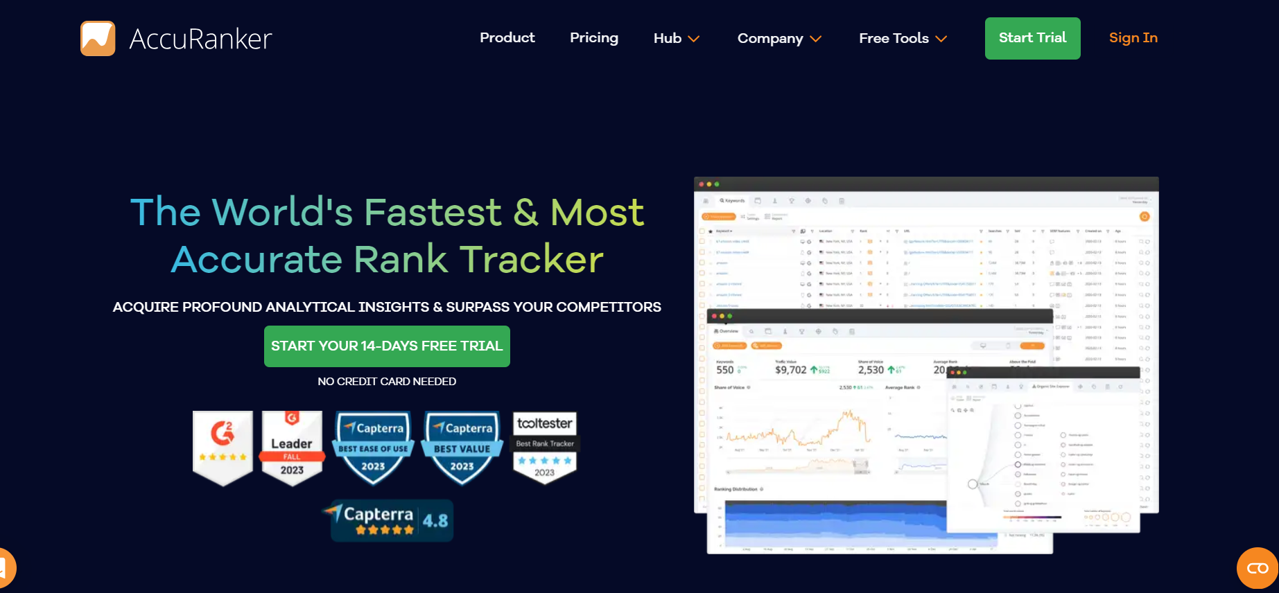 AccuRanker - SEO software tool