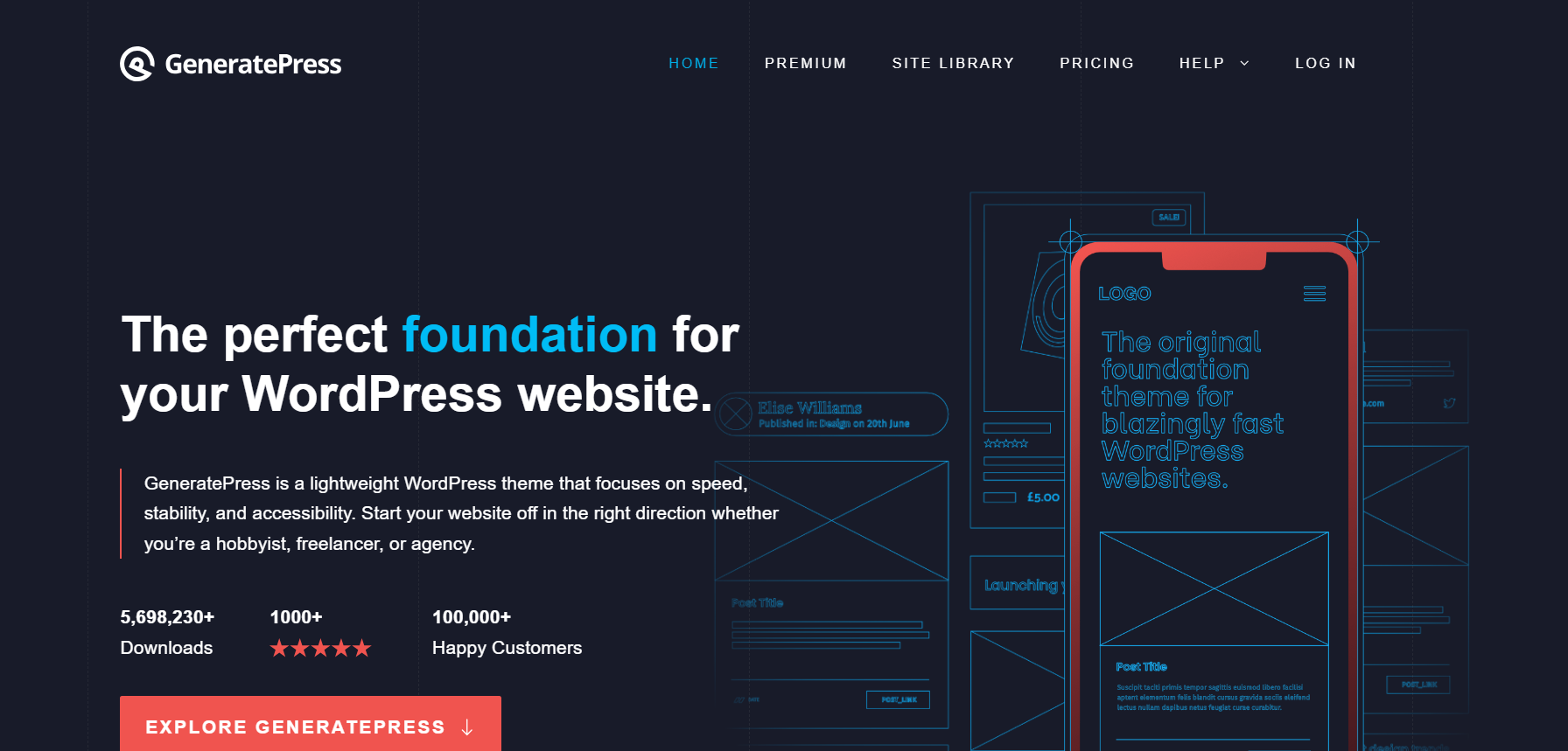 GeneratePress WordPress theme