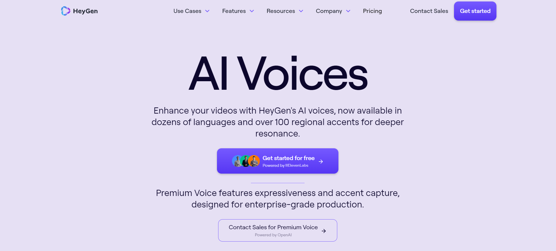 HeyGen AI Voices