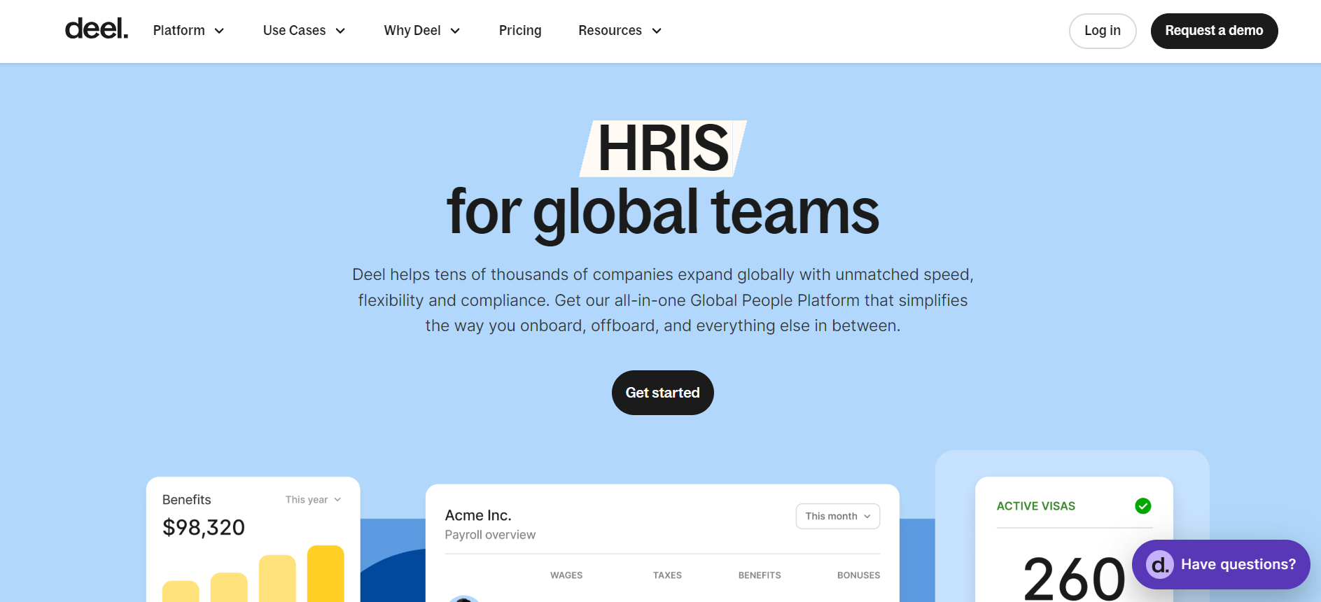 Deel - HR management software tool