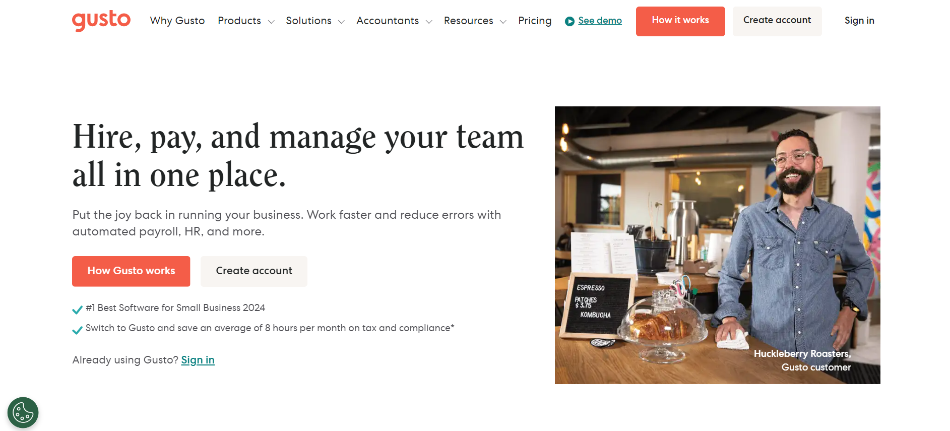 Gusto - HR management software tool