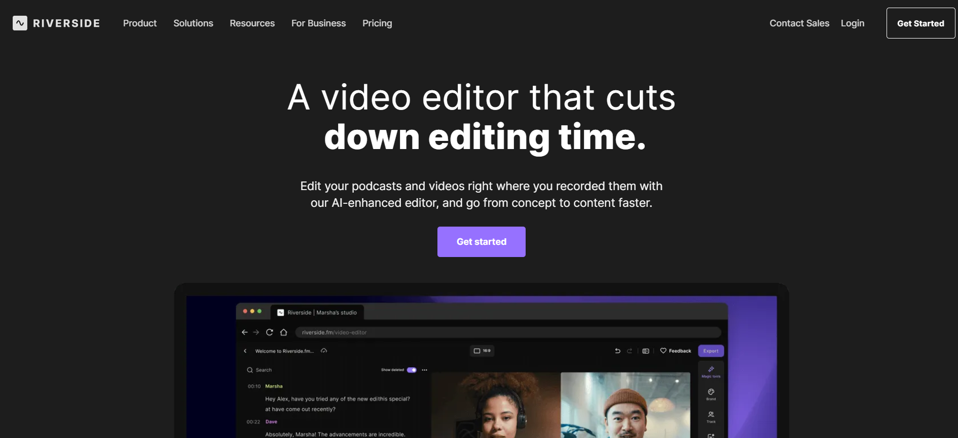 Riverside Video Editor