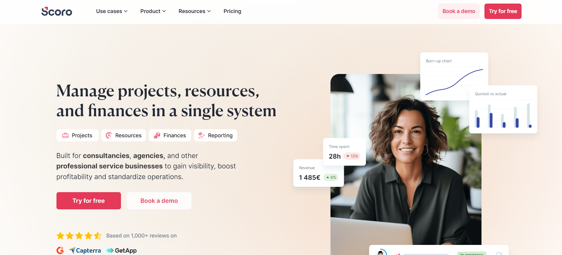 Scoro - project management tool