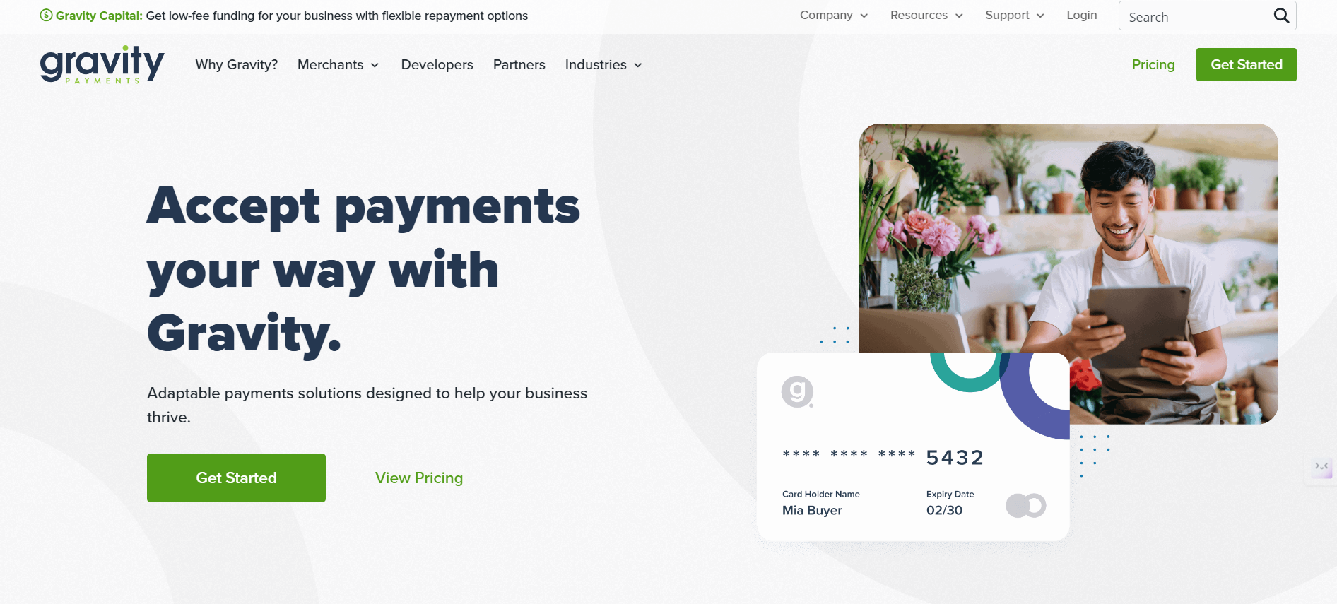 Gravity Payments - credit card processor