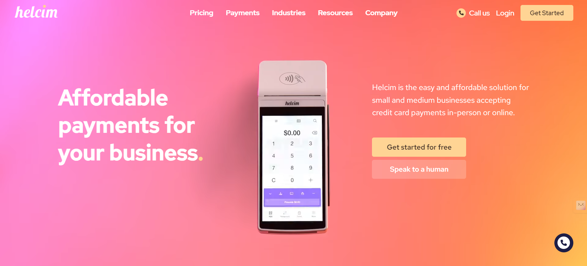 Helcim - credit card processor