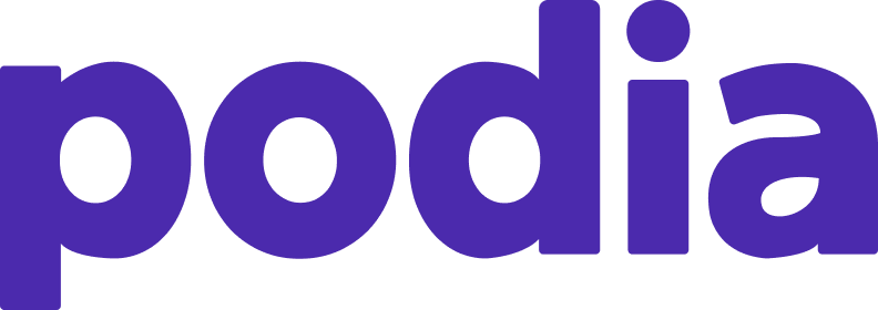 Podia Logo - newsletter platform